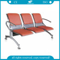 AG-TWC003 modern metal salon wide 3-seater waiting chairs used
